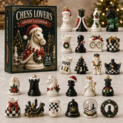 CHRISTMAS KICKOFF 40% OFF - Chess Christmas Advent Calendar 2026 - 24-Day Festive Countdown, Acrylic Charms Blind Box - Gift For Chess Lovers AC0TM060