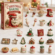 CHRISTMAS KICKOFF 40% OFF - Christmas Baking Advent Calendar 2026 - 24-Day Festive Countdown, Acrylic Charms Blind Box - Gift For Baking Lovers AC0TM074