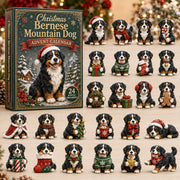 CHRISTMAS KICKOFF 40% OFF - Christmas Bernese Mountain Dog Advent Calendar 2026 - 24-Day Festive Countdown, Acrylic Charms Blind Box - Gift For Bernese Mountain Dog Lovers AC0NT111
