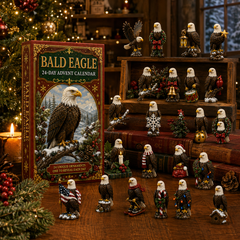 ✨24-Day Christmas Countdown Advent Calendar – bald eagle  Ornament