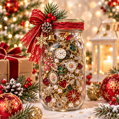 Christmas Mystery Jewelry Jar ✨