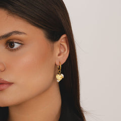 Elysian Pearl Hoop Earrings