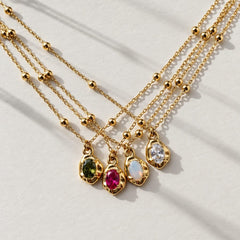 Kaya Birthstone Necklace