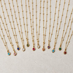 Kaya Birthstone Necklace