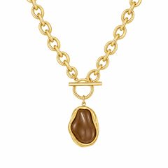 Mocha TBar Necklace