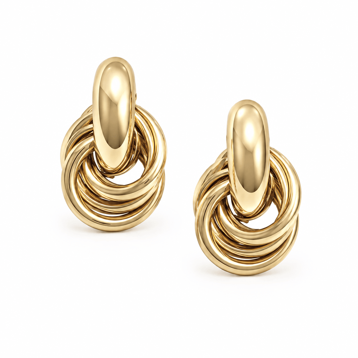 Valley Knot Stud Earrings