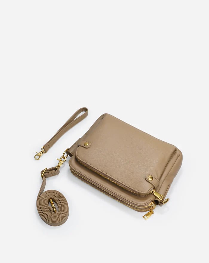 🔥LAST DAY 49% OFF- Three-Layer Leather Crossbody Shoulder Bag