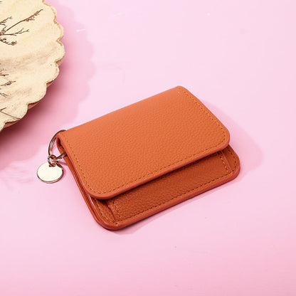 🔥LAST DAY 49% OFF- RFID Short Wallets for Women – Fashionable Card Holder with Key Ring & Coin Purse