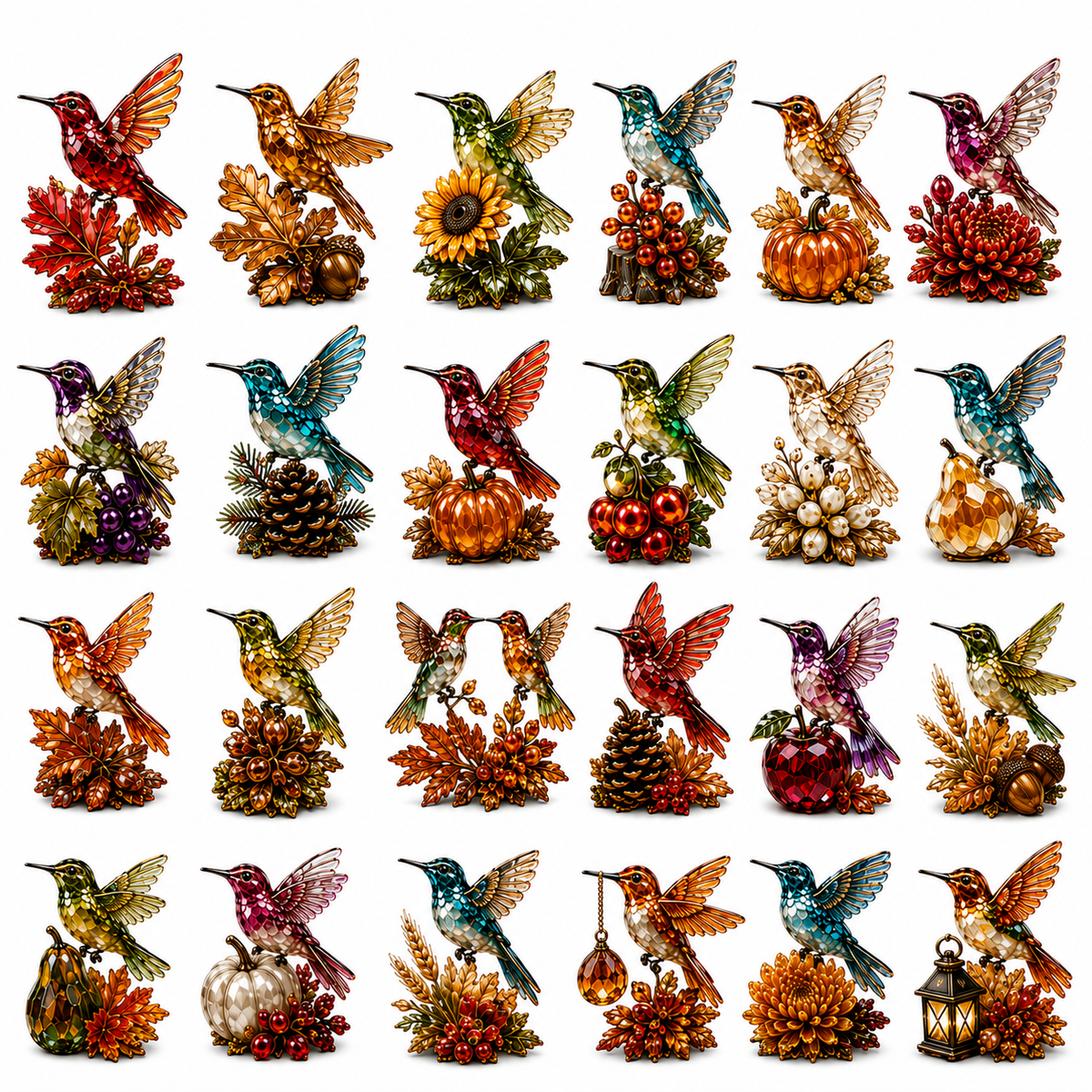 24-Day Advent Calendar Hummingbird Blind Box | Countdown Christmas Gift
