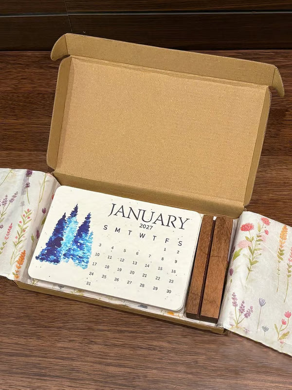 ✨🏆Early Holiday Sale 80% OFF🌱Eco-Friendly Plantable “Timeless” Seed Calendar 2027