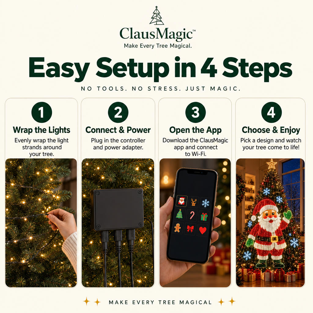 Smart Christmas Tree Lights setup guide