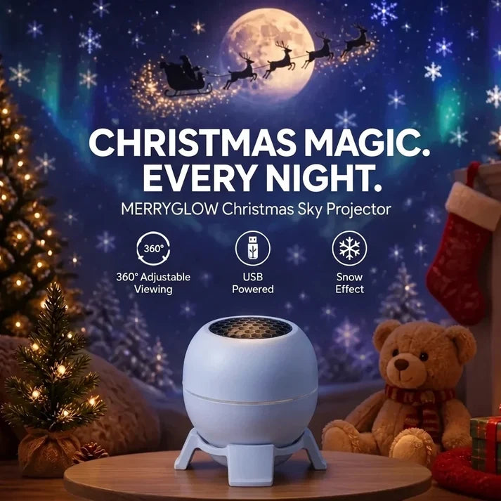 MerryGlowTM Christmas Sky Projector