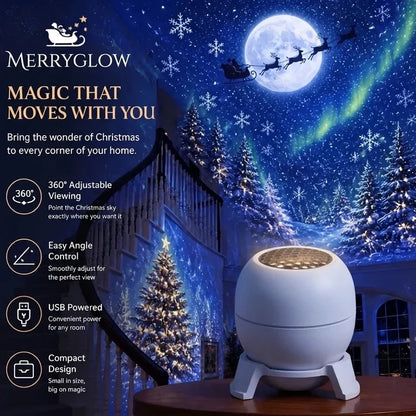 MerryGlowTM Christmas Sky Projector