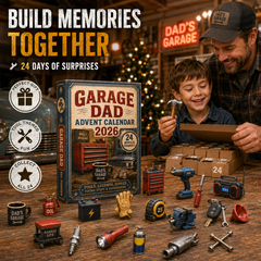 Garage Dad Advent Calendar 2026 - 24-Day Festive Countdown, Acrylic Charms Blind Box